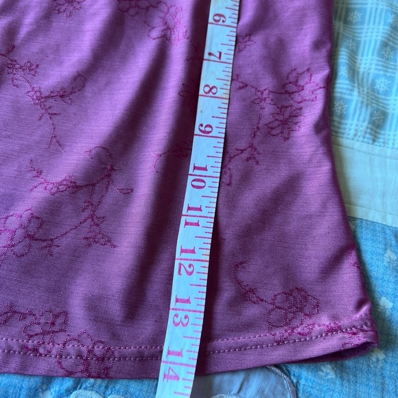 Vintage Elita Soft Purple Floral Pattern Feminine Spaghetti Strap Cami Small - Picture 6 of 9